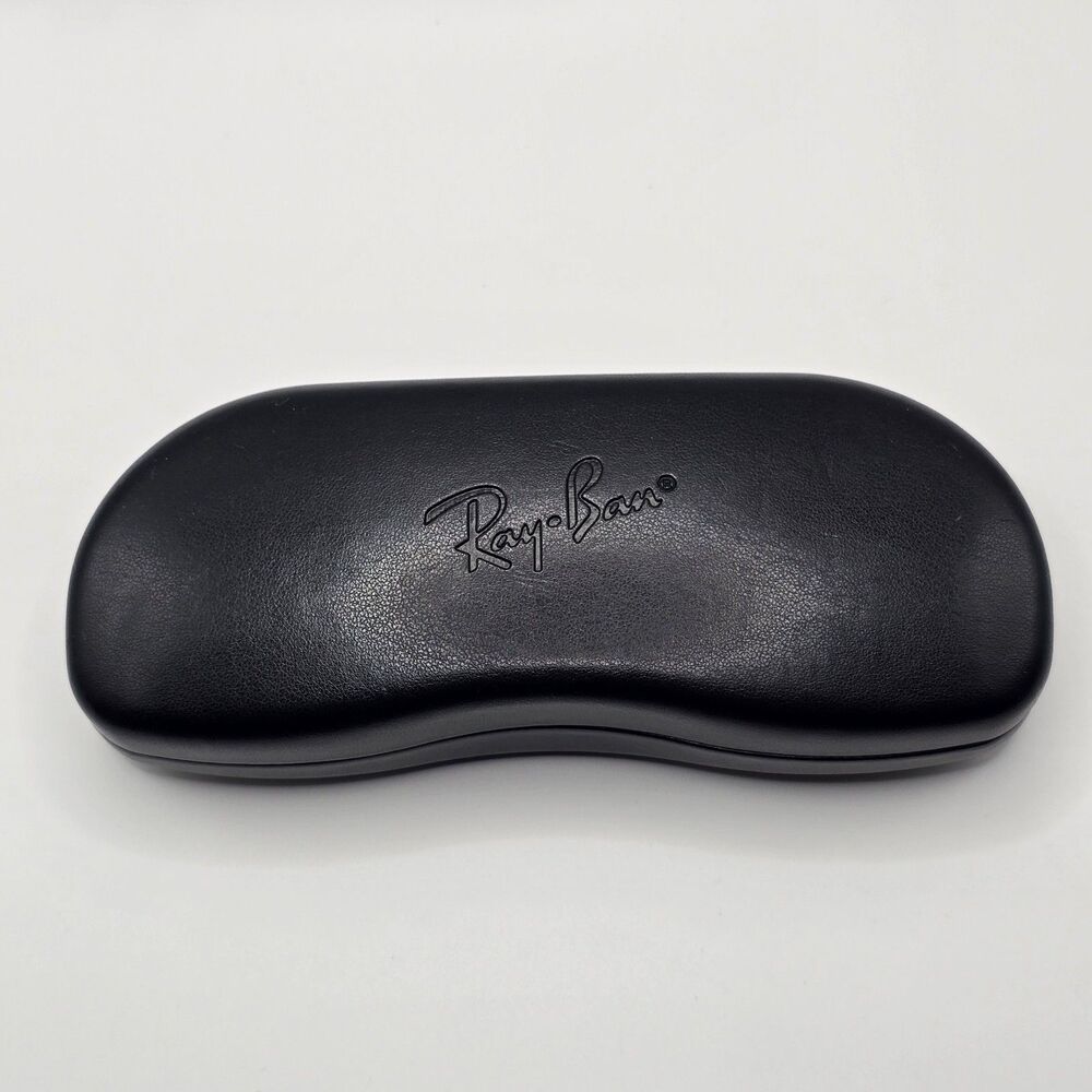 Authentic Ray Ban Black Hard Shell Glasses, Eyeglasses Sunglasses Case Clamshell